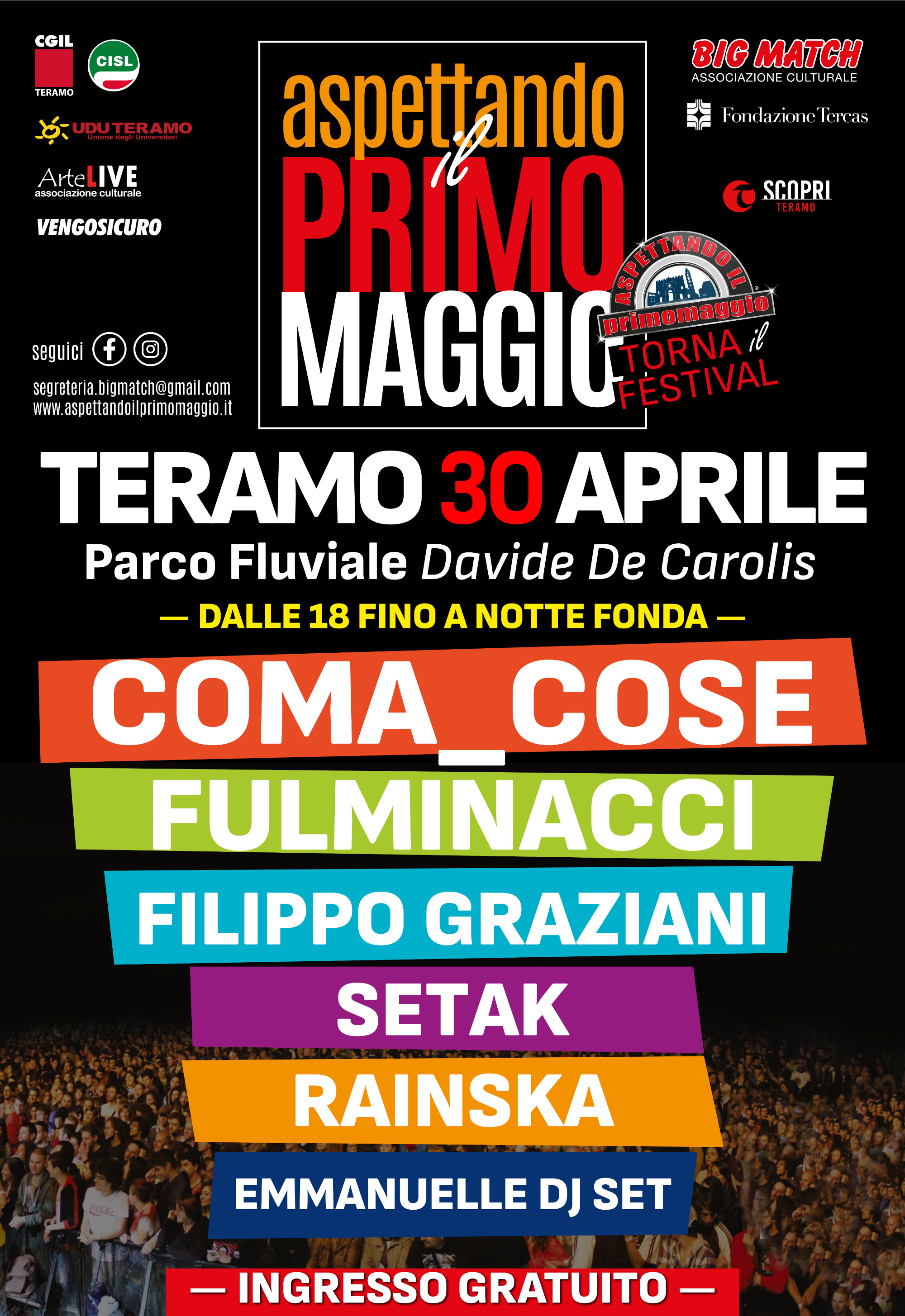 locandina Aspettando il Primo Maggio a Teramo 2024